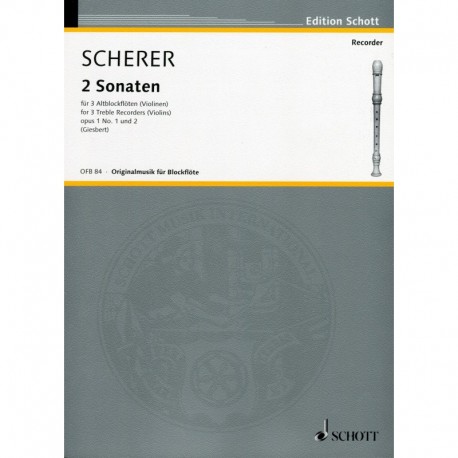 2 Sonaten Opus No 1 & No 2