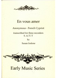 En vous amer, French Cypriot