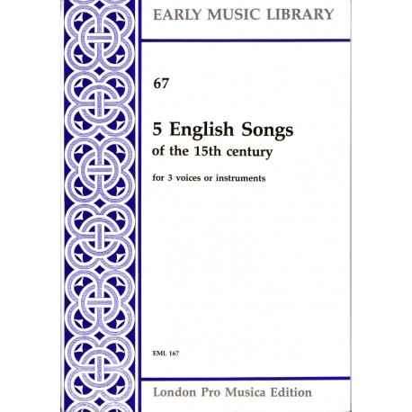 5 English Songs of the 15th century