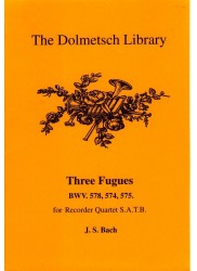 Three Fugues BWV578, 574, 575