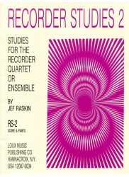 Recorder Studies 2: Studies for the Recorder Quartet