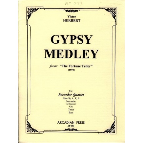Gypsy Medley from The Fortune Teller, 1898