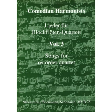 Comedian Harmonists - Songs Vol 3