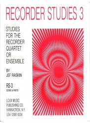 Recorder Studies 3: Studies for the Recorder Quartet
