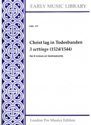 Christ lag in Todesbanden (3 settings)