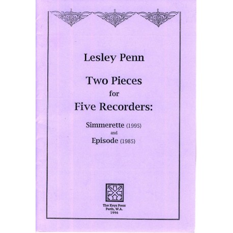 Two Pieces for 5 recorders