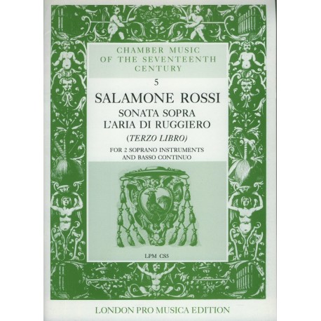 Sonata Sopra L'Aria di Ruggiero (Terzo Libro)