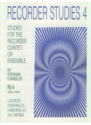 Recorder Studies 4: Studies for the Recorder Quintet