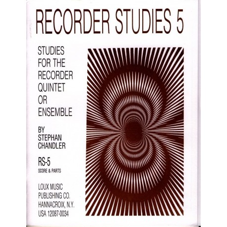 Recorder Studies 5: Studies for the Recorder Quintet