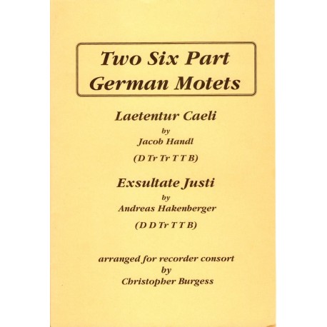 Two Six-Part German Motets
