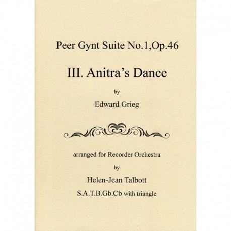 Peer Gynt Suite No 1, Op 46 III Anitra's Dance