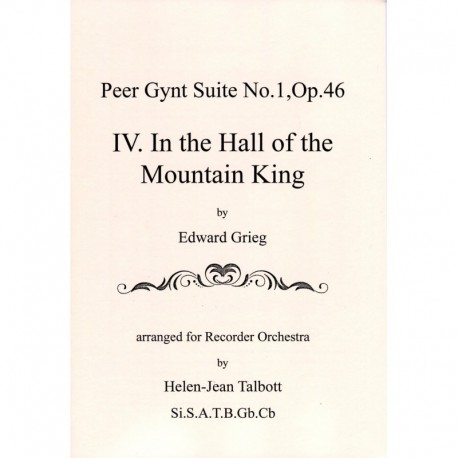 Peer Gynt Suite No 1, Op 46 IV In the Hall of the Mountain King