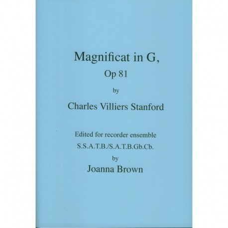Magnificat in G, Op 81