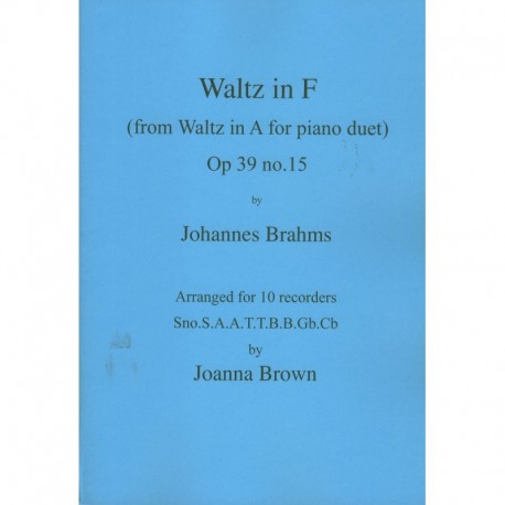 Waltz in F Op 39, No 15