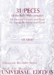 31 Pieces of the 16th-18th centuries