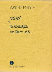Duo for Treble Recorder and Guitar Op 61