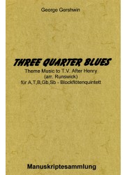 Three Quarter Blues: Theme Music to TV After Henry
