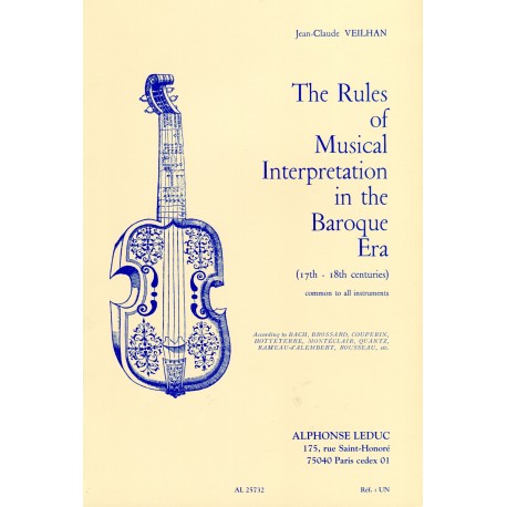 Rules of Musical Interpretation in The Baroque Era