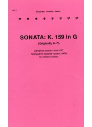 Sonata K 159 in G