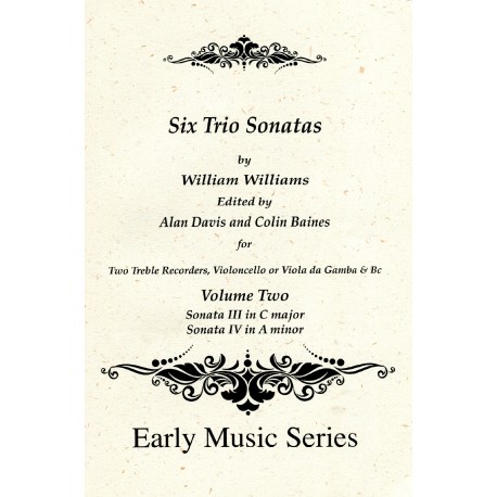Six Trio Sonatas Volume 2