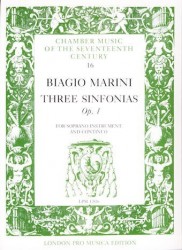 Three Sinfonias Op 1