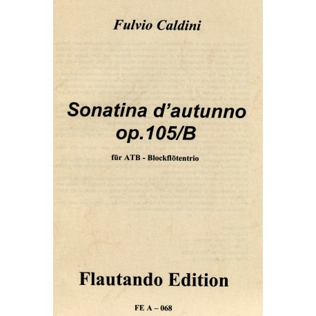 Sonatina d'autunno, Op. 105/B