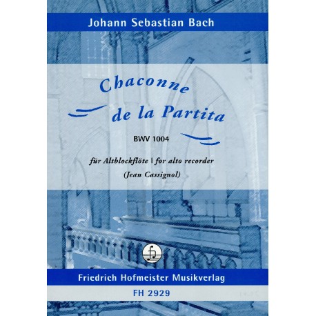 Chaconne de la Partita BWV 1004