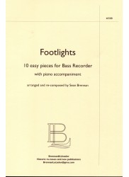 Footlights 10 Easy pieces for Bass Recorder