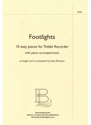 Footlights 10 Easy pieces for Treble Recorder